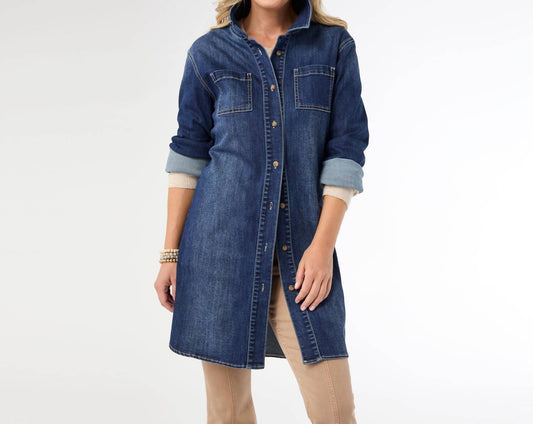 Coco + Carmen - Bambu Soft Button Front Long Shacket