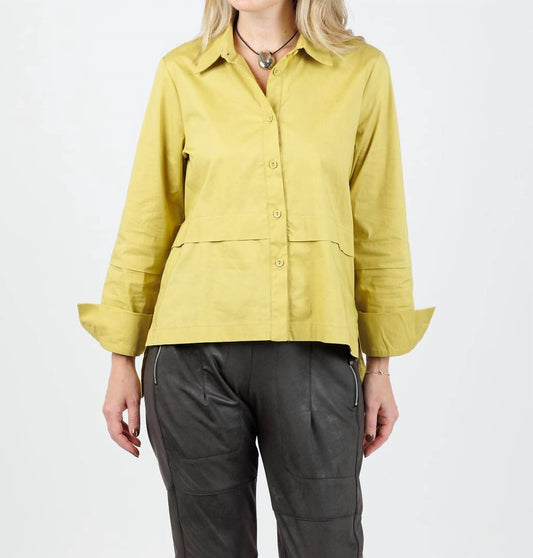 Ozai N Ku - Nadia Button-down High-low Shirt