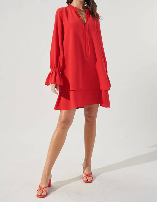 Sugarlips - Karyssa Double Layer Trapeze Dress