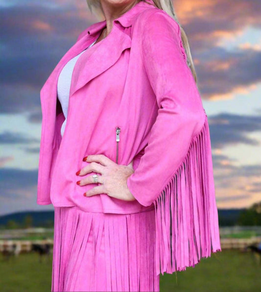 Way - Suede Fringe Jacket