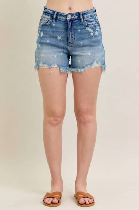 Judy Blue - Star Denim Shorts