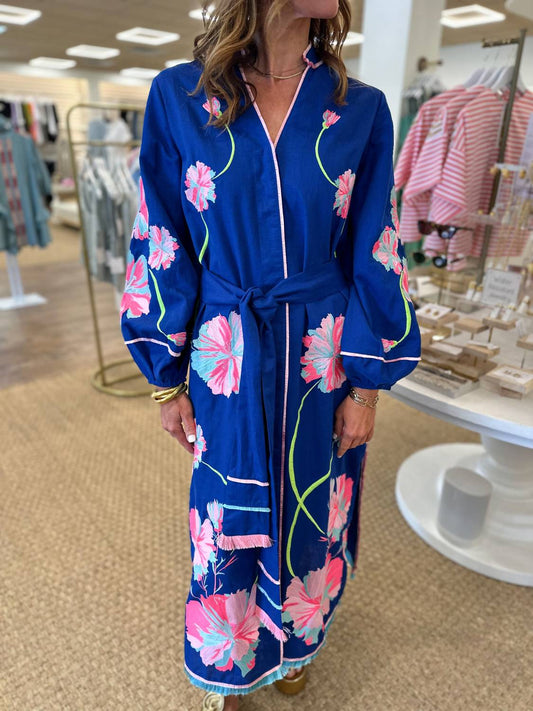 Love V By Jatin Varma - Chandra Long Sleeve Maxi Dress