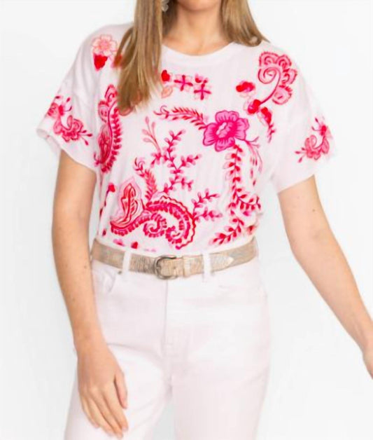 Johnny Was - Cassia Raw Detail Swing Tee