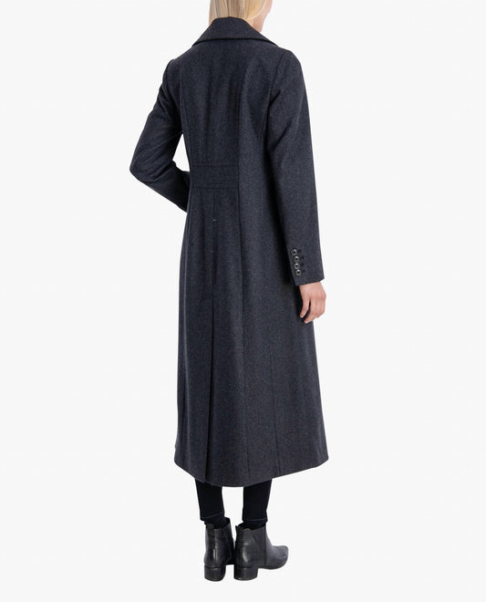 London Fog - Single Breasted Maxi Peacoat