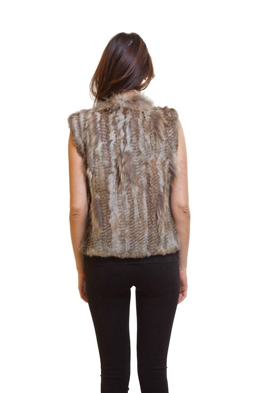 Love Token - Raven Fur Vest