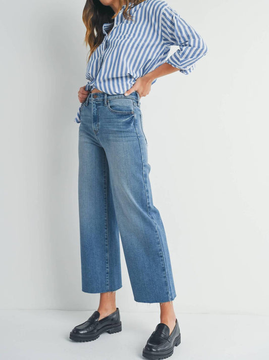 Just Black Denim - Alice Scissor Cut Wide Leg Jeans