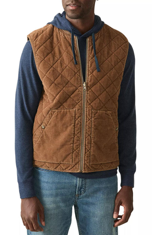 Faherty - Doug Good Feather's Reversible Corduroy Vest