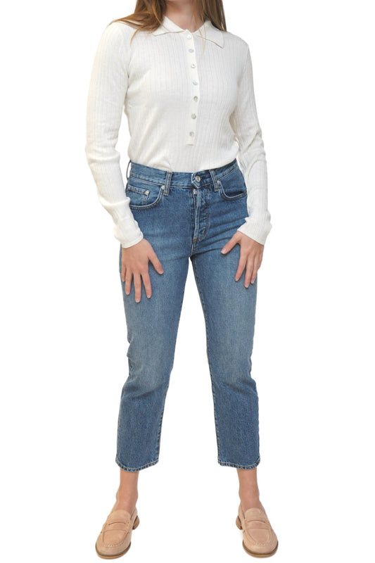 Daily Blue - Classic Cropped Jean in Storm