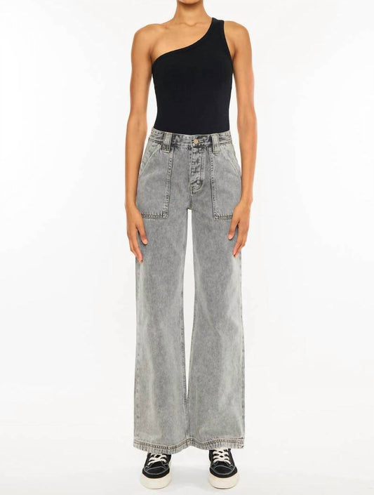 Kancan - Ultra High Rise Wide Leg Jean