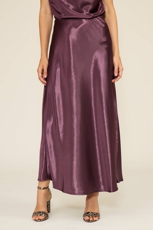 Lucy Paris - Barbara Satin Skirt
