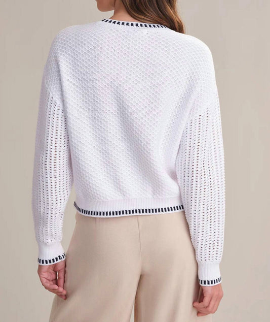 525 America - Woodwind Mixed Knit Crewneck Sweater