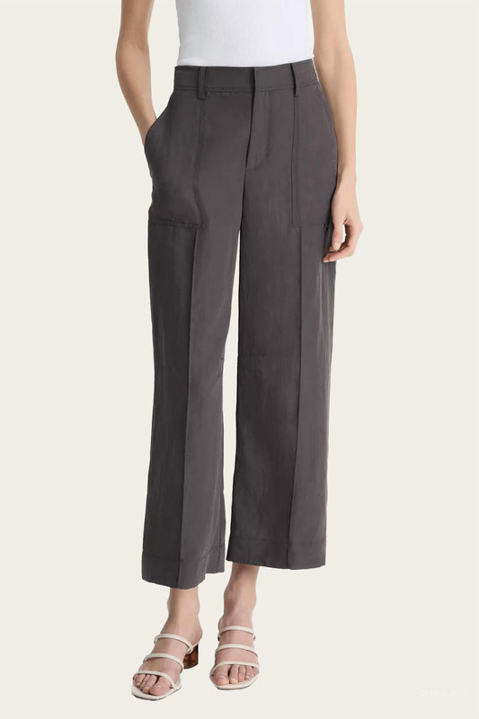 Vince - Cotton Low-rise Utility Pant
