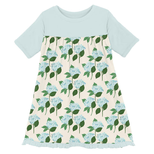 Kickee - Baby Girl's Classic Short Sleeve Swing Dress