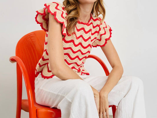 Rails - Coen Crochet Knit Top