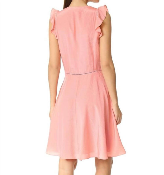 Rebecca Taylor - A-LINE SILK SLEEVELESS RUFFLED DRESS
