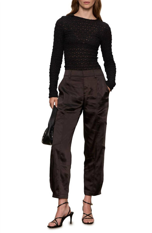 Sanctuary - Satin Taper Pant