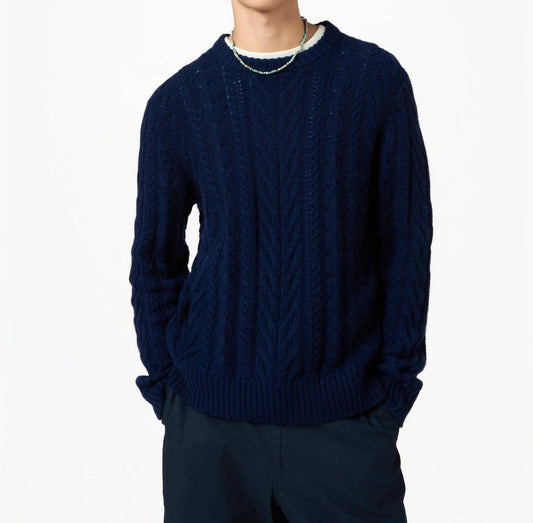 Guest In Residence - Fisherman Crew Knit Sweater