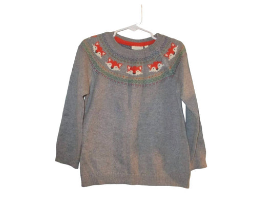 Jojo Maman Bebe - Boy's Fox Fair Isle Jumper Coat