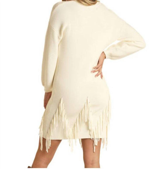 Rock & Roll Cowgirl - Sweater Dress With Fringe