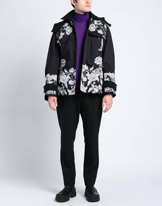 Valentino - Cotton Blend Print Jacket