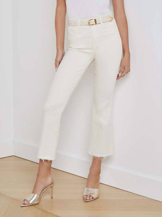 L'Agence - Kendra High Rise Cropped Flare Jean