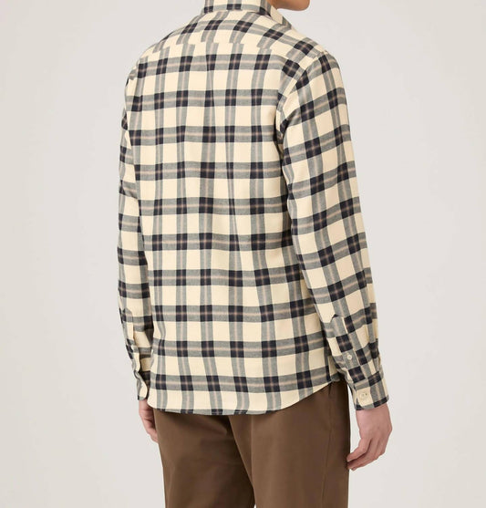 Sunspel - Brushed Cotton Flannel Check Shirt