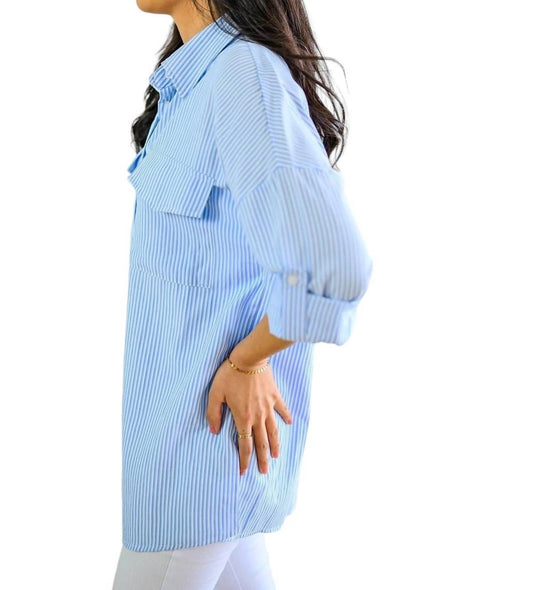 Jodifl - Striped Button Down Shirt