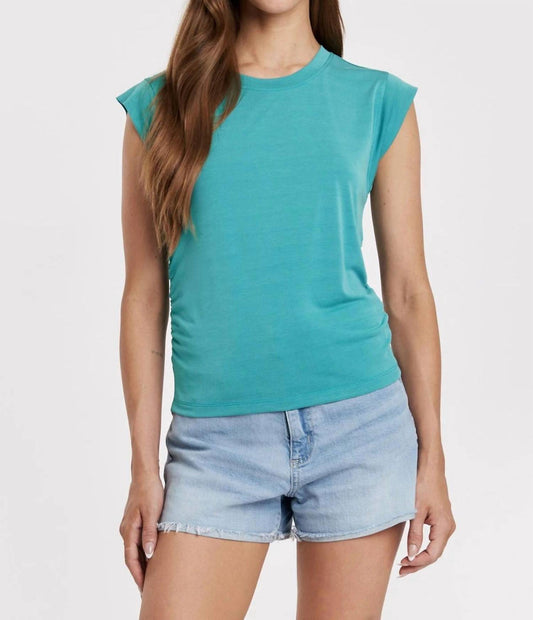 Another Love - Alora Side Shirred Muscle Tee