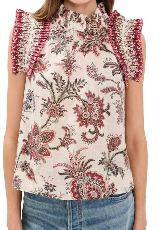 Sea - Cassandra Flutter Sleeve Top