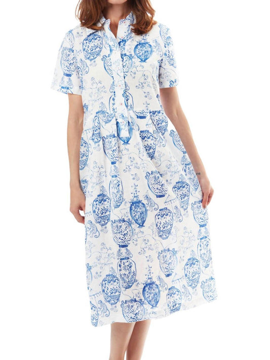 Dizzy-Lizzie - Short Sleeve Shirtdress