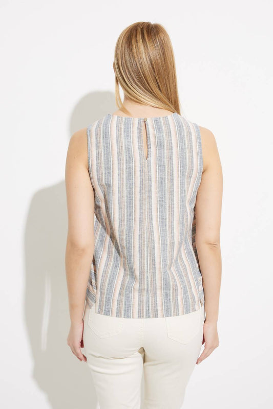 Charlie B - Yarn-Dye Stripe Sleeveless Top