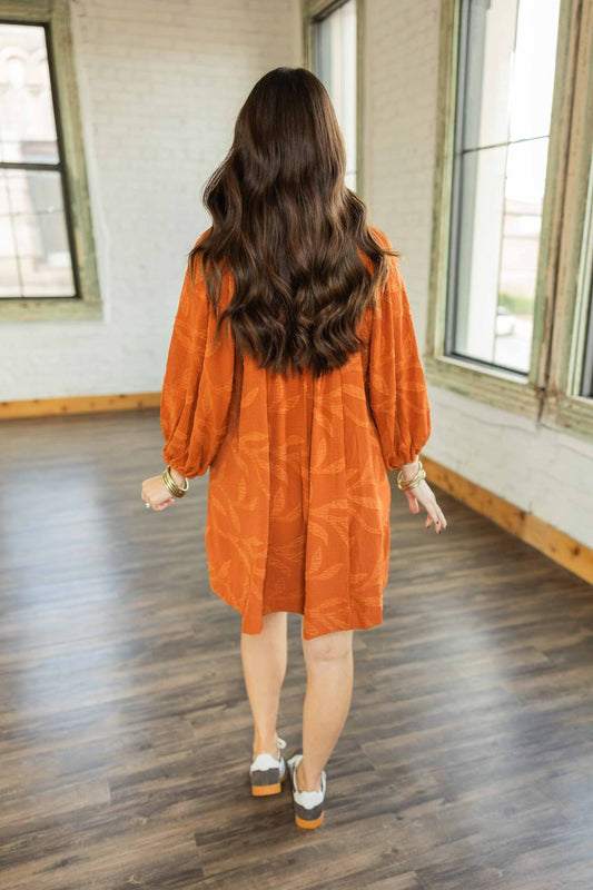 Umgee - Women's Josie Jacquard Mini Dress