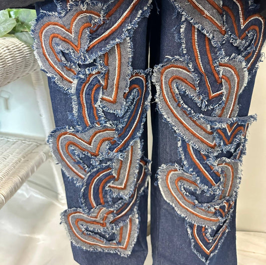 Paperlace - Women's Heart Accent Pants