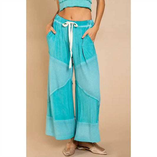 Pol - Patchwork Wide Leg Pant