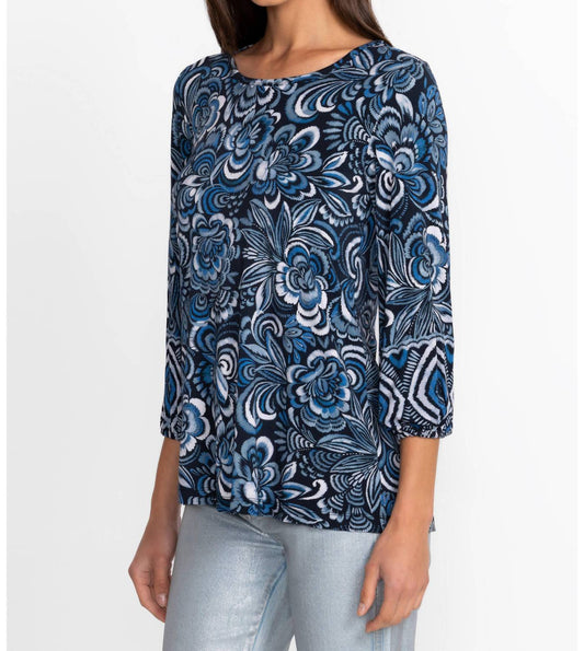 Johnny Was - Janie Favorite Puff Sleeve Knit Tee