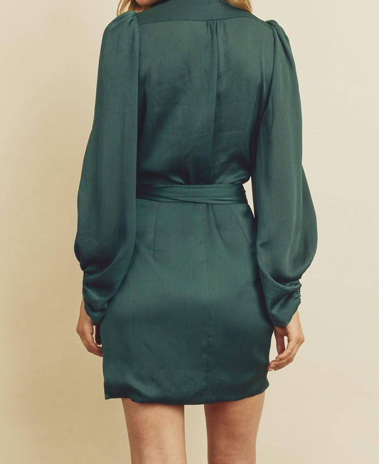 By Together - Pin Dot Wrap Mini Dress