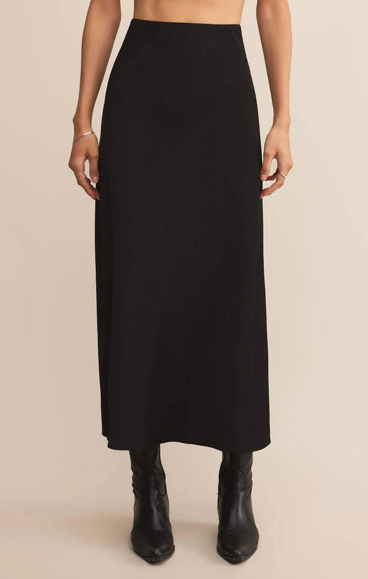 Z Supply - Women's Izabel Luxe Satin Skirt
