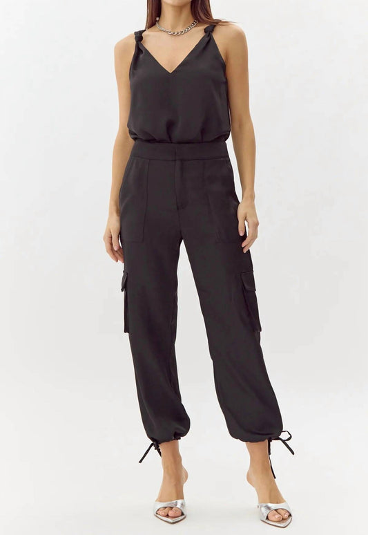 Greylin - Sammy Satin Cargo Pants