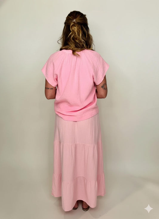 Bobi - Tiered Maxi Skirt