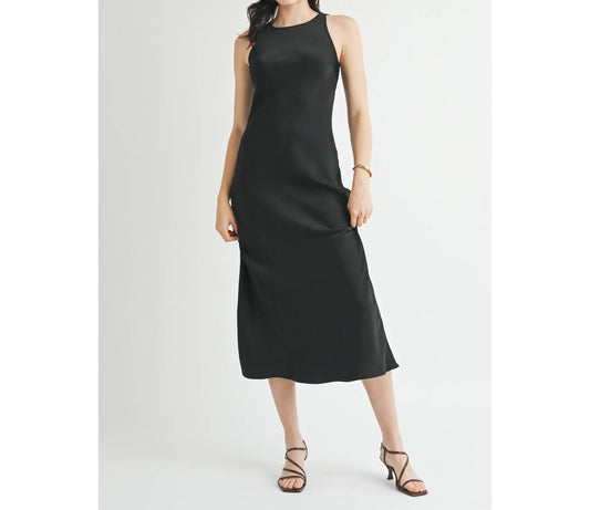 Fun 2 Fun - Satin Maxi Dress