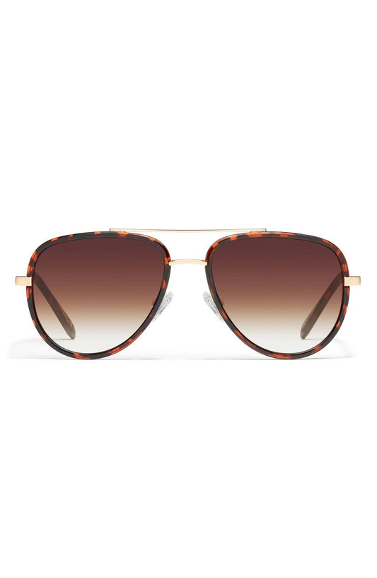 Quay - Women's All In Aviator 56mm Medium Sunglasses