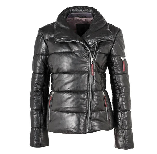 Mauritius - Women's Rena Leather Puffer Jacket