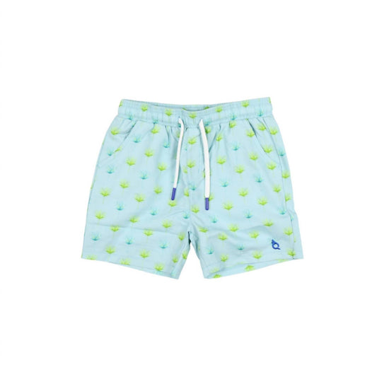 Blue Quail Clothing Co. - Boy's Palm Leaves Swim Trunk
