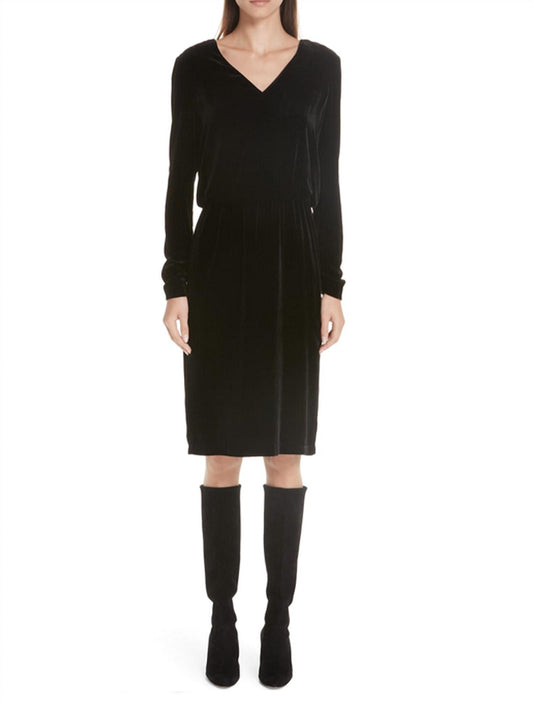 Lafayette 148 - JOSEPHINA VELVET DRESS