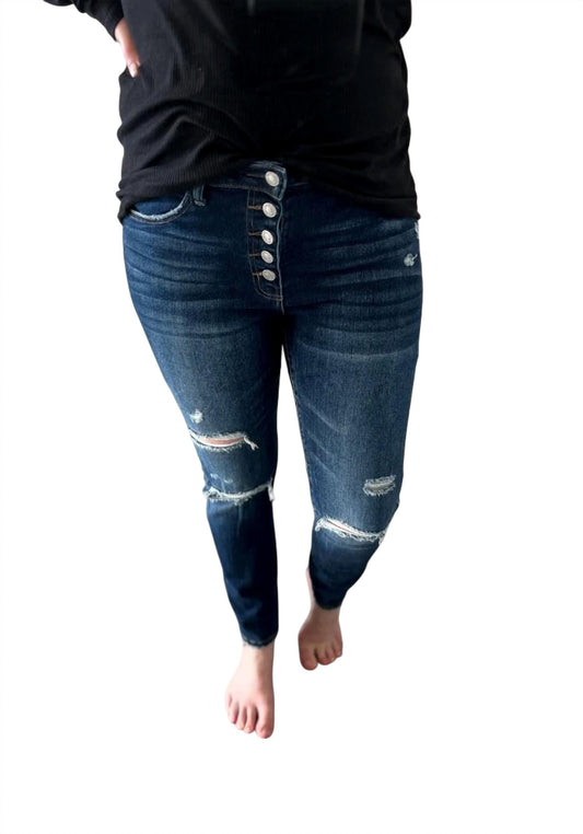 Vervet By Flying Monkey - Mid-rise Ankle Skinny