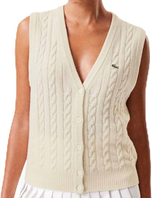 Lacoste - Button Front Vest