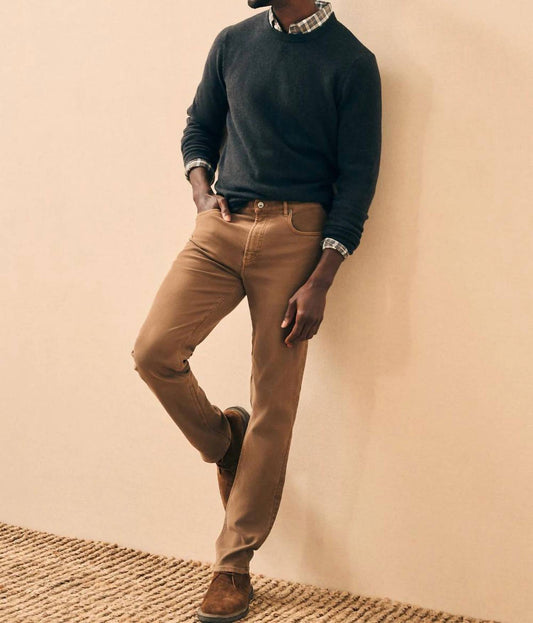 Stretch Terry 5-Pocket Pant