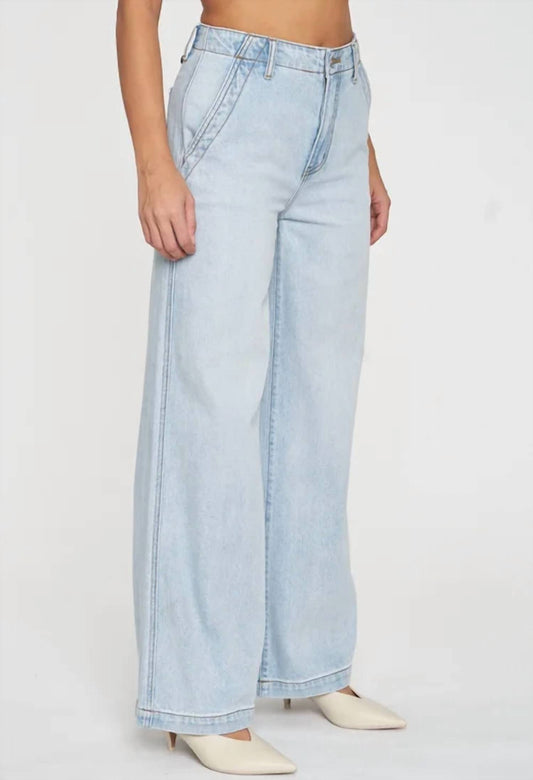 Daze - The Kickback High Rise Palazzo Jeans