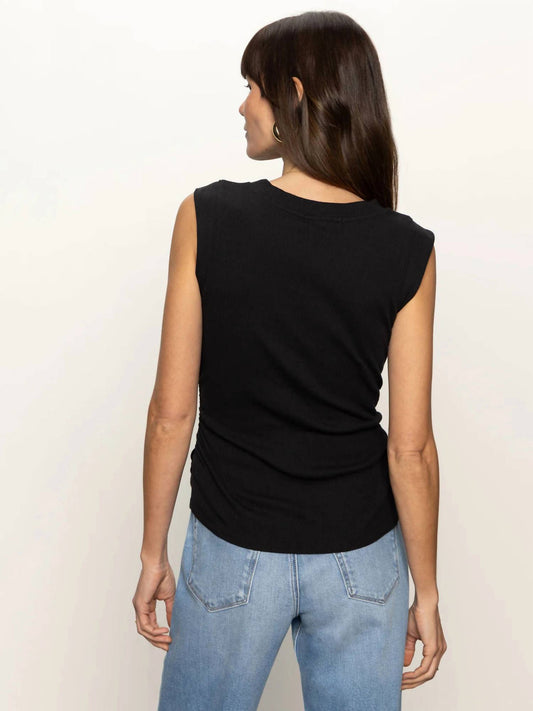 Sanctuary - Ribbed Ruched Tank Top