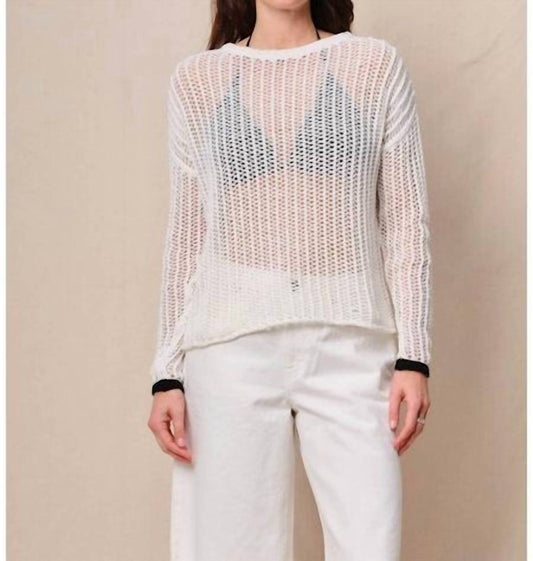 Stateside - Open Mesh Pullover Sweater